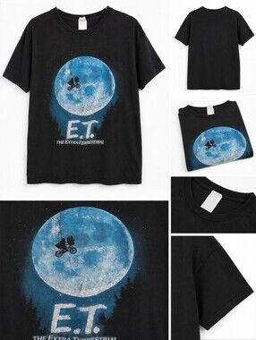 E.T. Graphic Short Sleeve T-Shirt - Black